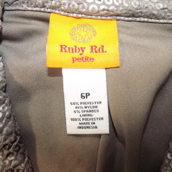 Ruby Rd.Jacket Size 6P - Picture 4 of 4